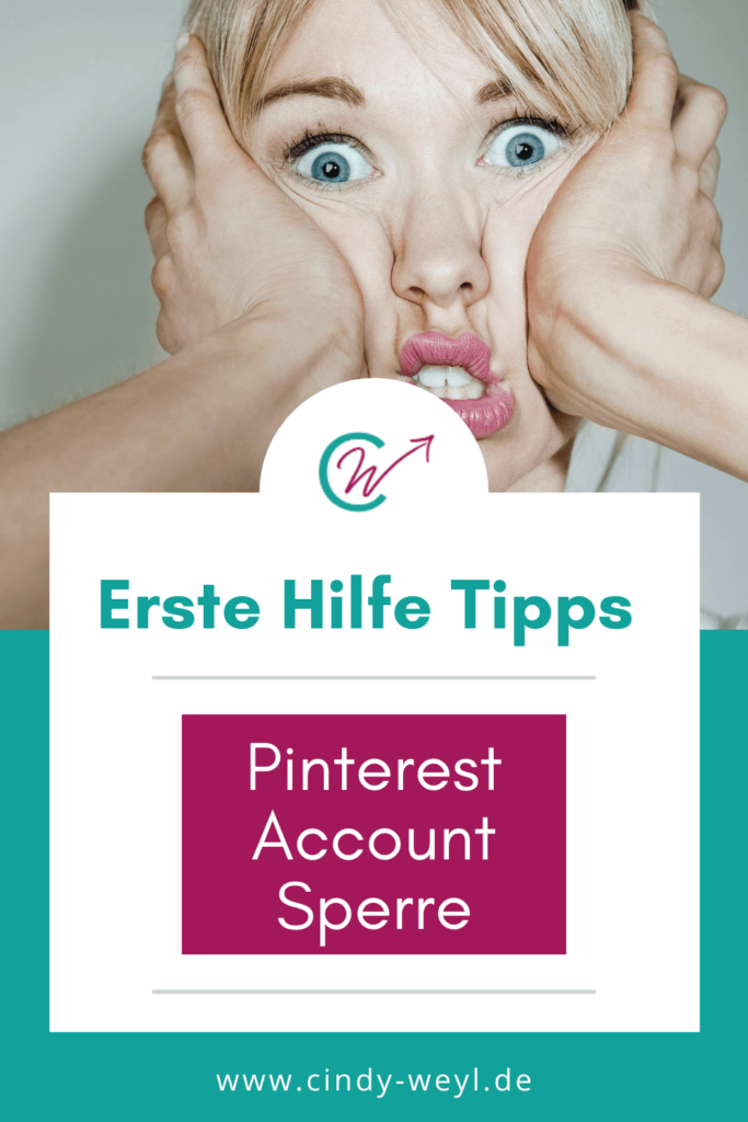Pinterest Account Sperre Tipps