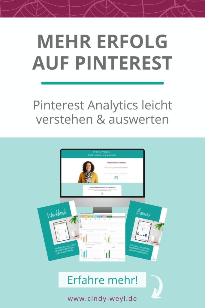 Pinterest Zahlen auswerten mit Pinterest Analytics Kurs